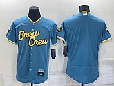 Brewers Blank Blue Nike 2022 City Connect Flexbase Jersey,baseball caps,new era cap wholesale,wholesale hats